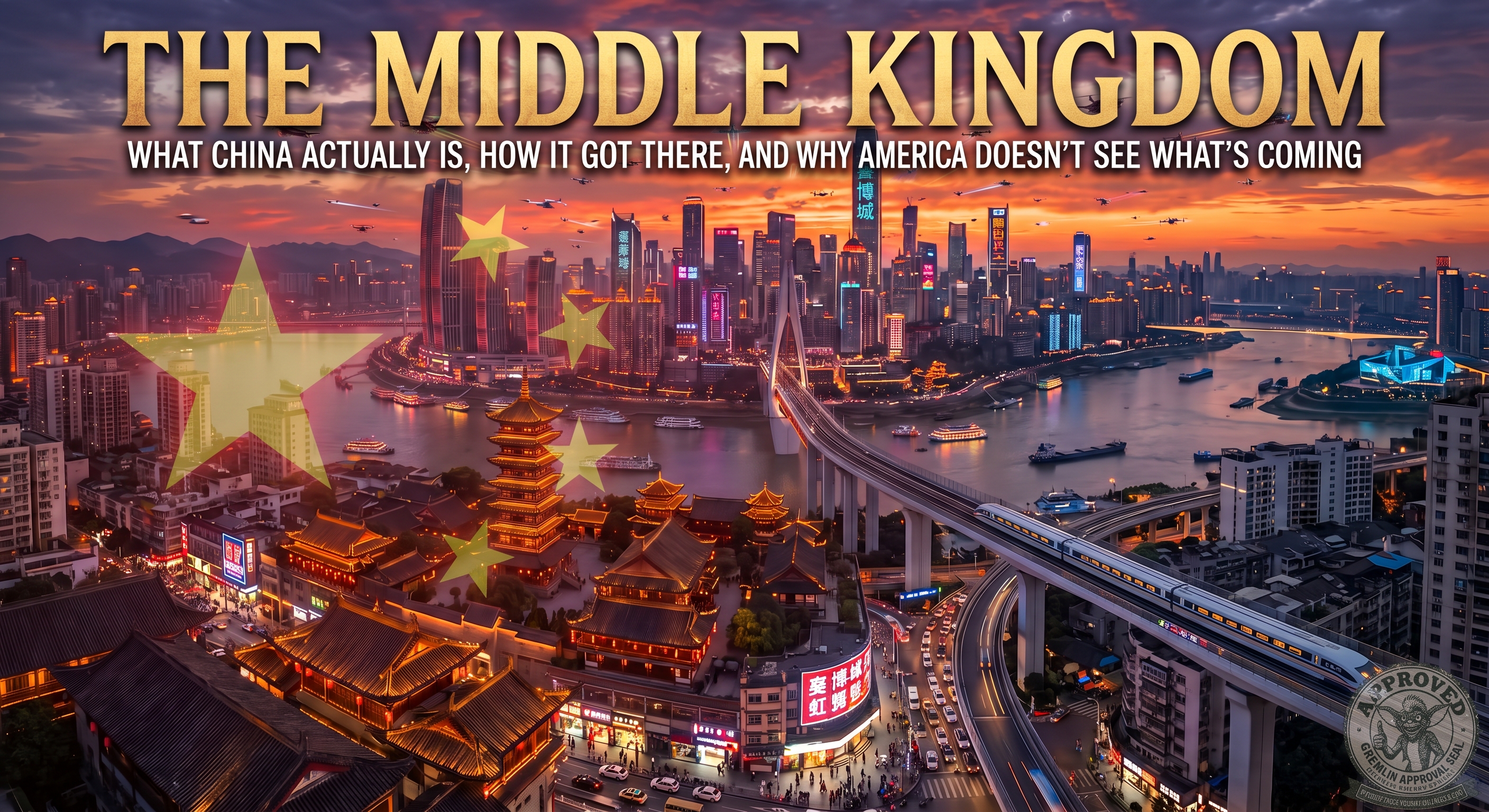 The Middle Kingdom — What China Actually Is, How It Got There, and Why America Doesn't See What's Coming
